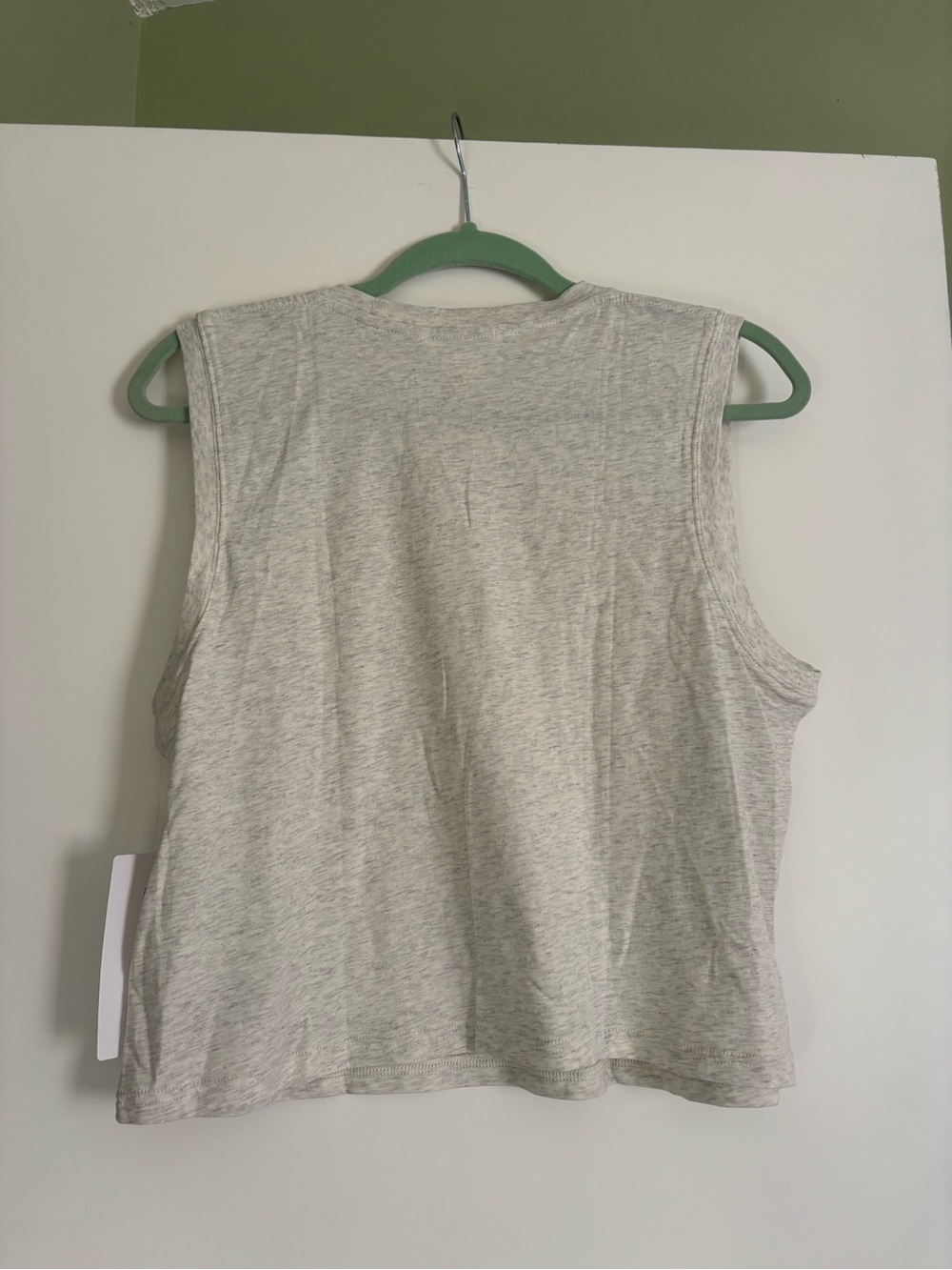 Athleta True Cotton Crop Tank – Heather Gray – NWT – Size M - Picture 6 of 6